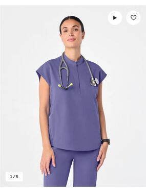 FIGS oversized scrub top